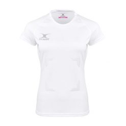 Koszulka damska Gilbert Eclipse Hook and Loop. Białe koszulki sportowe damskie gilbert, bez wzorów, bez kołnierzyka, bez ramiączek, na fitness i siłownię. Za 217.00 zł.