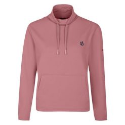 Polarowy Top Damski Lexan. Czerwone bluzy sportowe damskie Dare 2b, bez wzorów, z polaru, bez kaptura, trekkingowe. Za 70.99 zł.