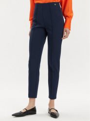 Tamaris Apparel Spodnie materiałowe Arad TAW0880 Granatowy Slim Fit. Niebieskie spodnie materiałowe damskie Tamaris Apparel, bez wzorów, z materiału. Za 239.99 zł.