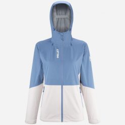Kurtka turystyczna damska Millet Fitz Roy Jkt W wodoodporna regular fit. Białe kurtki damskie Millet, l, bez wzorów, z hardshellu, bez kaptura, narciarskie. W wyprzedaży za 533.30 zł.