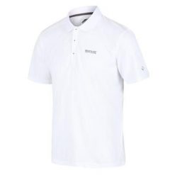 Męska koszulka polo Maverik V Quick Drying. Białe koszulki polo męskie Regatta, l, bez wzorów, z poliesteru, klasyczne, bez ramiączek. Za 136.00 zł.