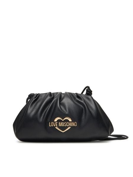 LOVE MOSCHINO Torebka JC4286PP0MKK0000 Czarny. Czarne listonoszki damskie Love Moschino, bez wzorów, ze skóry, bez dodatków. Za 489.99 zł.