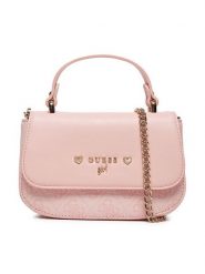 Guess Torebka J4YZ42 WFEN0 Różowy. Czerwone torby i plecaki dziecięce Guess, ze skóry. Za 279.99 zł.