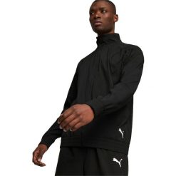 Kurtka męskie Puma Zip up Tracksuit Jacket Fit Woven. Czarne kurtki męskie Puma, m, bez wzorów, z poliesteru, do biegania. Za 290.00 zł.
