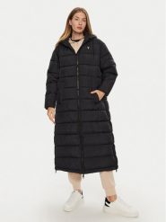 Guess Płaszcz zimowy V4BL04 WFYE2 Czarny Regular Fit. Czarne kurtki damskie Guess, na zimę, l, z aplikacjami, z syntetyku, bez kaptura. Za 979.99 zł.