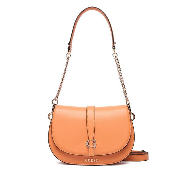 Torebka Guess. Brązowe torebki do ręki damskie Guess, z aplikacjami, klasyczne, bez dodatków. Za 589.99 zł.