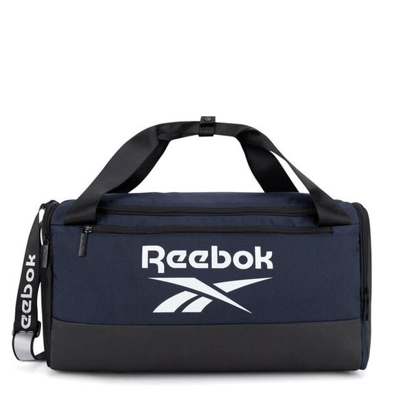 Torba sportowa Reebok. Niebieskie plecaki damskie Reebok, bez wzorów, sportowe. Za 139.99 zł.