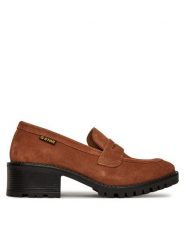 G-Star Raw Loafersy WI34-JANELLE-01 Brązowy. Brązowe mokasyny damskie G-Star, ze skóry, retro. Za 192.99 zł.