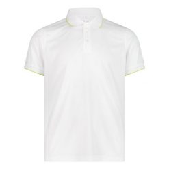 Koszulka męska turystyczna CMP 39T5807. Białe koszulki polo męskie CMP, m, bez wzorów, bez ramiączek. Za 212.50 zł.