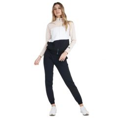 Bluza z zamek błyskawiczny na co dzień na siłownię. Szare bluzy damskie LEONE 1947 APPAREL, xs, bez wzorów, z bawełny, bez kaptura, na fitness i siłownię. W wyprzedaży za 218.92 zł.