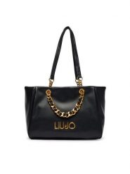 Liu Jo Torebka AA6117 E0958 Czarny. Czarne torebki do ręki damskie Liu Jo, bez wzorów, ze skóry, bez dodatków. Za 639.99 zł.