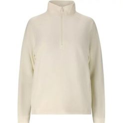 Bluza damska z zamkiem 1/2 Athlecia Franye. Brązowe bluzy sportowe damskie Athlecia, bez wzorów, z dresówki, bez kaptura, do biegania. Za 228.00 zł.