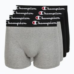 Bokserki męskie Champion Trunk Knit. Szare bokserki męskie Champion, m, bez wzorów, z bawełny. Za 88.99 zł.
