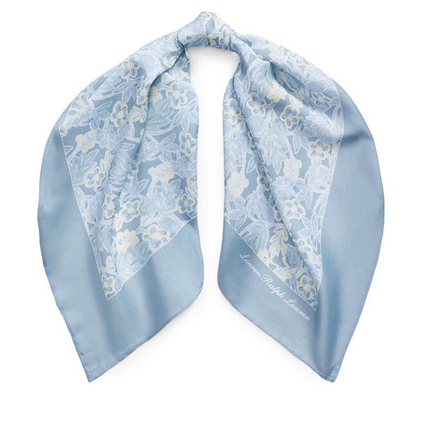 Chusta LAUREN RALPH LAUREN. Niebieskie szaliki i chusty damskie Lauren Ralph Lauren, bez wzorów. Za 519.99 zł.