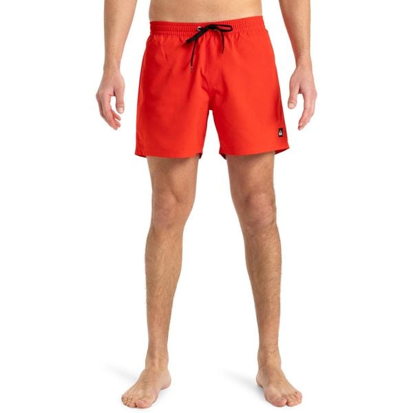 Szorty kąpielowe dla Mężczyzn EVERYDAY SOLID VOLLEY 15" Czerwony. Czerwone krótkie spodenki sportowe męskie Quiksilver, m, bez wzorów, z materiału. Za 139.99 zł.