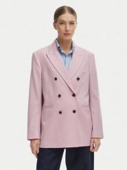 Tommy Hilfiger Marynarka WW0WW50784 Różowy Relaxed Fit. Czerwone żakiety damskie Tommy Hilfiger, bez wzorów, z syntetyku. Za 1,399.00 zł.