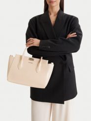 Lasocki Torebka CEO-LSK-L-020-09 Beżowy. Brązowe torebki do ręki damskie Lasocki, bez wzorów, z materiału, bez dodatków. Za 169.99 zł.