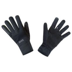 GORE Wear WINDSTOPPER® Thermo - rękawiczki termiczne rowerowe. Czarne rękawiczki męskie Gore Wear, na jesień, bez wzorów. Za 489.20 zł.