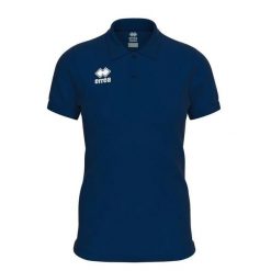 Damska koszulka polo Errea Evo. Niebieskie koszulki sportowe damskie ERREA, l, bez wzorów, z bawełny, bez kołnierzyka, bez ramiączek, na fitness i siłownię. Za 197.00 zł.