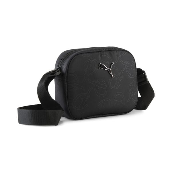 Torba crossbody Pop 1 l PUMA. Czarne torby na ramię damskie Puma, bez wzorów, z poliesteru, z nadrukiem, bez dodatków. Za 84.99 zł.