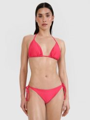 4F Góra od bikini damska - różowa L. Czerwone bikini damskie 4f, na lato, l, bez wzorów. W wyprzedaży za 39.99 zł.