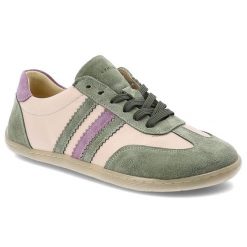 Półbuty barefoot damskie Armodo, skóra naturalna zamszowe wstawki miękka wyściółka klasyczne sznurowanie lekka i elastyczna podeszwa, zielone, n1299-. Zielone półbuty damskie Armodo, bez wzorów, ze skóry, klasyczne, bez obcasa, na płaskiej podeszwie, bez zapięcia. Za 359.00 zł.