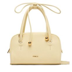 Torebka Furla. Żółte torebki do ręki damskie Furla, bez wzorów, klasyczne, bez dodatków. Za 1,169.00 zł.