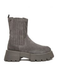 G-Star Raw Botki CEO-WI16-525-01 Szary. Szare botki damskie G-Star, ze skóry, retro, bez obcasa, na płaskiej podeszwie, bez zapięcia. Za 379.99 zł.