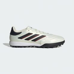 Buty Copa Pure II League TF. Białe obuwie sportowe damskie Adidas, bez wzorów, z materiału, do piłki nożnej. Za 289.20 zł.