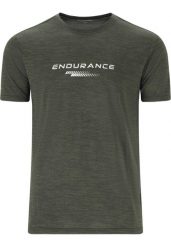 Koszulka Endurance Portofino. Zielone koszulki sportowe męskie Endurance, m, bez wzorów, z materiału, bez kołnierzyka, bez ramiączek, na fitness i siłownię. Za 137.50 zł.