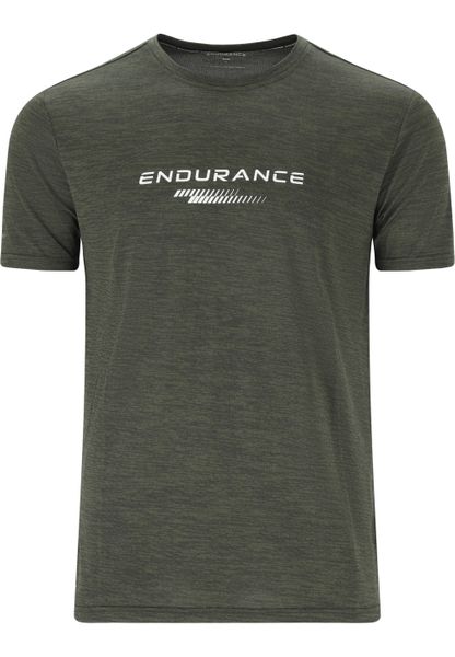 Koszulka Endurance Portofino. Zielone koszulki sportowe męskie Endurance, m, bez wzorów, z materiału, bez kołnierzyka, bez ramiączek, na fitness i siłownię. Za 134.00 zł.