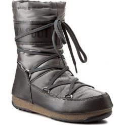 Śniegowce MOON BOOT - Soft Shade Mid 24004600002 Antracite. Szare kozaki damskie Moon Boot, z materiału. Za 559.00 zł.