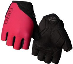 Rękawiczki damskie GIRO JAG'ETTE krótki palec raspberry / dark cherry roz. L (obwód dłoni 190-204 mm / dł. dłoni 185-195 mm) (NEW). Czerwone rękawiczki damskie GIRO, bez wzorów. Za 107.75 zł.
