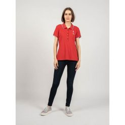 Koszulka polo do golfa damska Auroa. Niebieskie koszulki sportowe damskie North Sails, s, bez wzorów, z poliesteru, bez kołnierzyka, bez ramiączek, na golfa. Za 250.00 zł.