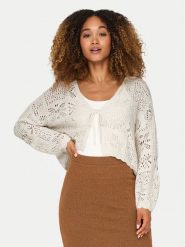 ONLY Kardigan Beach 15257604 Biały Regular Fit. Białe kardigany damskie Only, s, bez wzorów, z syntetyku. Za 139.99 zł.