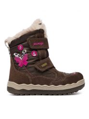Primigi Śniegowce GORE-TEX 2380711 M Brązowy. Brązowe śniegowce dziewczęce Primigi, z gore-texu, bez zapięcia. Za 399.99 zł.