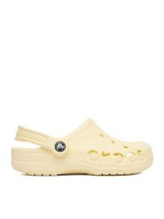 Crocs Klapki C-BAYA CLOG 10126-76O Żółty jasny. Żółte klapki damskie Crocs, bez wzorów, z tworzywa sztucznego, bez obcasa. Za 199.99 zł.