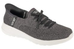 Buty sportowe Sneakersy damskie, Slip-Ins: Go Walk Joy - Abby. Białe obuwie sportowe damskie Skechers, bez wzorów, z materiału, trekkingowe. Za 249.99 zł.