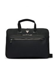 Guess Torba na laptopa HMBEHN P6138 Czarny. Czarne torby na laptopa męskie Guess, z aplikacjami, z materiału. Za 679.99 zł.