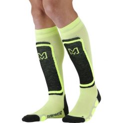 Skarpetki Monnet Fusion. Niebieskie skarpety damskie MONNET, bez wzorów, z elastanu. Za 175.50 zł.