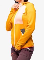 Bluza damska Ortovox Fleece Hoody. Brązowe bluzy damskie ORTOVOX, xs, bez wzorów, z elastanu, bez kaptura. Za 775.49 zł.