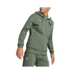 Kurtka dresowa Puma FD MAPF1. Zielone bluzy sportowe męskie Puma, m, bez wzorów, z bawełny, na fitness i siłownię. Za 406.75 zł.