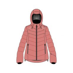 Kurtka damska turystyczna damska CMP 33W0376. Czerwone kurtki sportowe damskie CMP, na zimę, l, bez wzorów, bez kaptura, narciarskie. W wyprzedaży za 789.50 zł.
