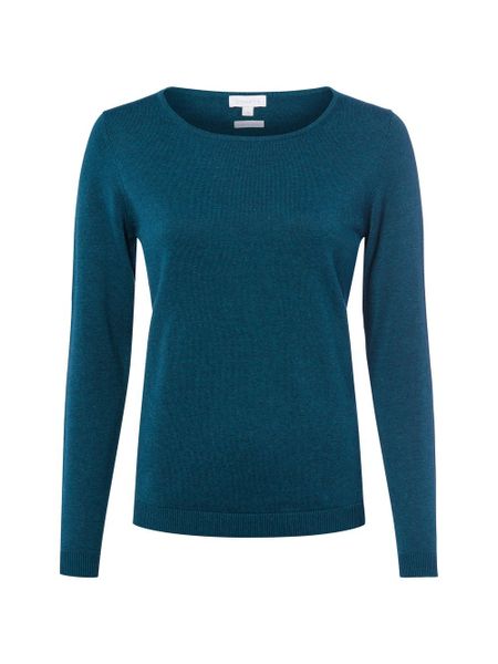 Brookshire Sweter z dzianiny DAmen Kobiety drobna dzianina niebieski|zielony marmurkowy, M. Niebieskie swetry damskie brookshire, na jesień, m, bez wzorów, z bawełny, bez kołnierzyka, bez ramiączek, bez kaptura. Za 199.95 zł.
