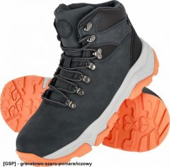 Buty trekkingowe męskie Reis BALPINE - Lekkie i wygodne trzewiki męskie wykonane z PU ze wstawkami z PVC podeszwa wykonana z phylonu oraz - granatowo-. Niebieskie trekkingi męskie Reis. Za 150.26 zł.