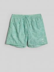 4F Spodenki plażowe boardshorty męskie - zielone M. Zielone kąpielówki męskie 4f, m, bez wzorów, na fitness i siłownię. Za 149.99 zł.