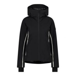 Kurtka damska turystyczna CMP 31W0036. Czarne kurtki sportowe damskie CMP, na zimę, l, bez wzorów, bez kaptura, narciarskie. W wyprzedaży za 1,106.00 zł.