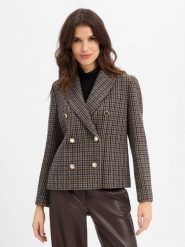 S.Oliver BLACK LABEL marynarka z domieszką wełny Kobiety brązowy, 44. Brązowe żakiety damskie s.Oliver BLACK LABEL, s, bez wzorów, z wełny, biznesowe. Za 749.95 zł.