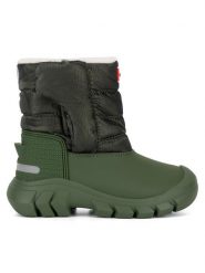 Hunter Śniegowce KFT5001PCT-FXR Khaki. Brązowe buty zimowe chłopięce Hunter, bez wzorów, z materiału, bez zapięcia. Za 299.99 zł.