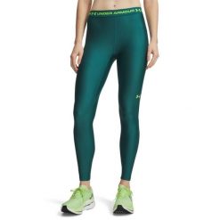 Legginsy Under Armour Heatgear Legging Damskie. Zielone legginsy sportowe damskie Under Armour, s, bez wzorów, z elastanu. Za 281.99 zł.